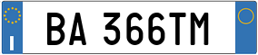 Truck License Plate
